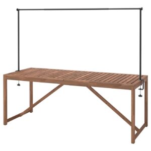 NÄMMARÖ / HELGEÖ Tisch mit Dekostange