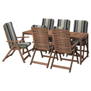 NÄMMARÖ Tisch+6 Hochlehner/außen