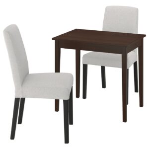 NÄSINGE / BERGMUND Tisch und 2 Stühle
