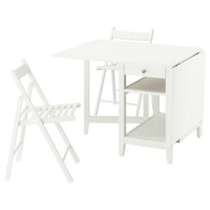 NÄSINGE / FRÖSVI Tisch und 2 Stühle