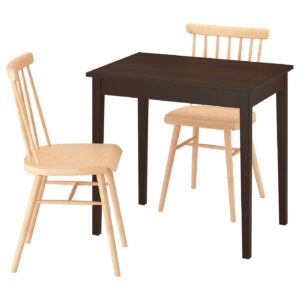 NÄSINGE / HÖGVED Tisch und 2 Stühle
