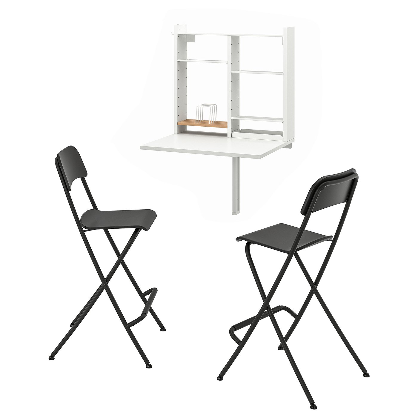 NORBERG / FRANKLIN Tisch und 2 Stühle
