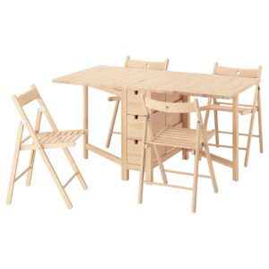 NORDEN / FRÖSVI Tisch und 4 Stühle