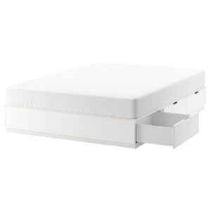 NORDLI Bettgestell mit Schubladen