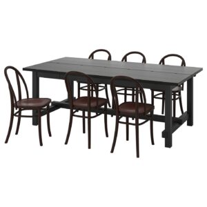 NORDVIKEN / SKOGSBO Tisch und 6 Stühle