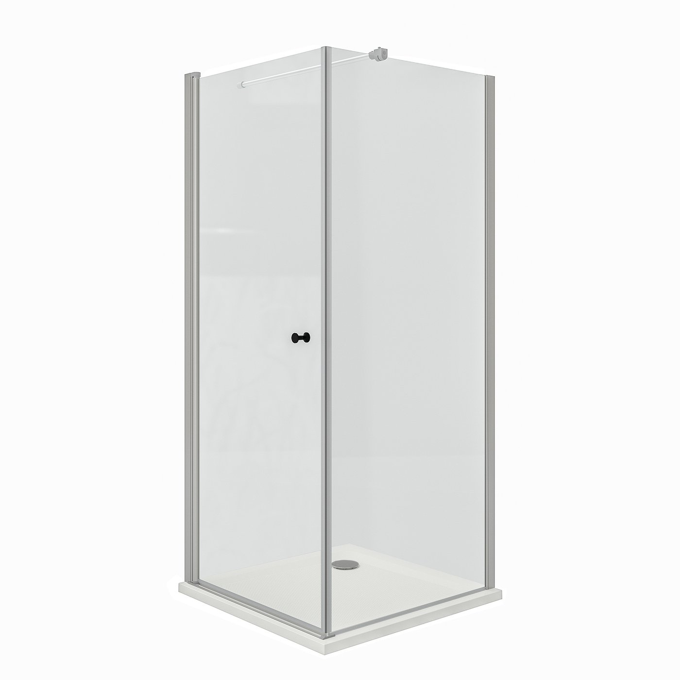 OPPEJEN / FOTINGEN Eckdusche mit -flachboden