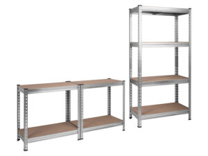 PARKSIDE PERFORMANCE® Schwerlastregal, verzinkter Stahl, B 200 x H 100 x T 50 cm