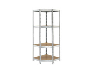PARKSIDE® Eck-Schwerlastregal, mit 4 Böden, 70x70x180x40 cm, verzinkt