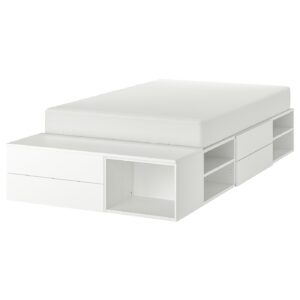 PLATSA Bettgestell mit 4 Schubladen