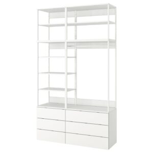 PLATSA Kleiderschrank mit 6 Schubl.