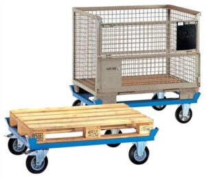 Palettenfahrgestell f.Palettengröße, 1000 x 800mm PA Bereifung Trgf.1050kg