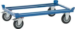 Palettenfahrgestell f.Palettengröße, 1200 x 800mm TPE Bereifung Trgf.750kg