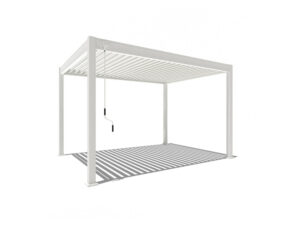Pergoline Pavillon Trumpf (Weiß, 3 x 3,6 m)""