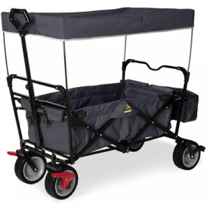 Pinolino Bollerwagen, mit Bremse, anthrazit - schwarz