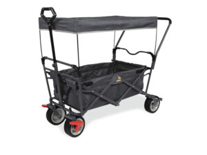 Pinolino Klappbollerwagen "Paddy" mit Bremse, Anthrazit