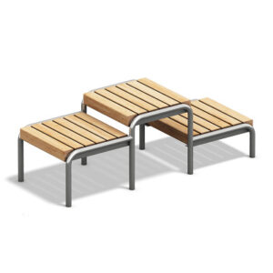 Playparc Calisthenics-Anlage "Squat-Plattform", Basic