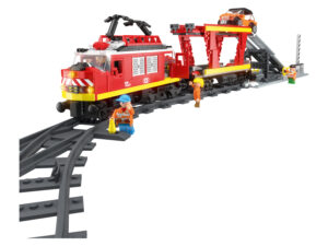 Playtive Clippys Bausteine Set Bahnwelt (Güterzug)""