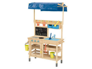Playtive Matschküche, aus Echtholz mit Dach