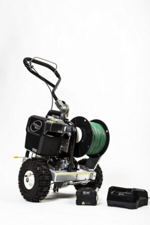 Portable Winch Kabelverlegungsmaschine PWM600MH-Li, SET incl. 2x 82 V/5 Ah Akkus & Ladegerät