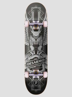 Primitive Desarmo Owl 8" Skateboard gray