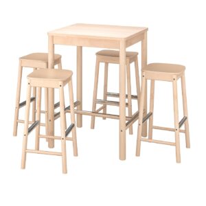 RÖNNINGE / RÖNNINGE Theke + 4 Barstühle
