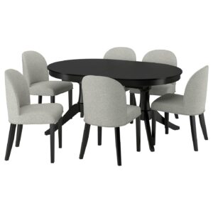 ROSENTORP / ROSENTORP Tisch und 6 Stühle