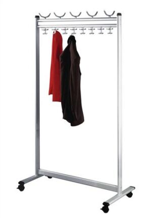 Reihengarderobenständer 14, Hut-/52 Mantelh.B.550mm H.1800mm