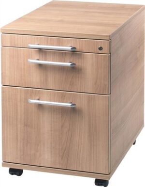 Rollcontainer Belo H590xB428xT580mm, Ahorndekor 1 Schubl.u.1 Hängeregisterauszug