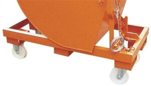 Rollensatz 2 Lenk- u.2 Bockrollen, PA Trgf.1350 kg f.Selbstkipper