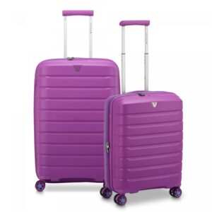 Roncato B-flying Kofferset (mittelgroßer, Kabinen) - Orchidee