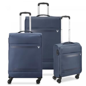 Roncato Jazz 4.0 Kofferset (großer, Mittelgroßer, Kabinen) - Nachtblau