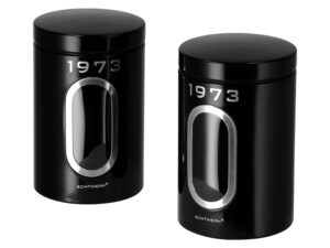 SILVERCREST® Aufbewahrungsdosen-Set, 2 Stück (Schwarz)