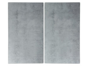 SILVERCREST® Glas-Herdabdeckplatten, 2 Stück (Beton)