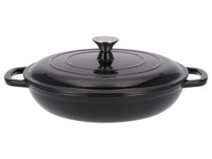 SILVERCREST® Gusseisenservierpfanne ⌀ 30cm / 3,7 Liter (Schwarz)