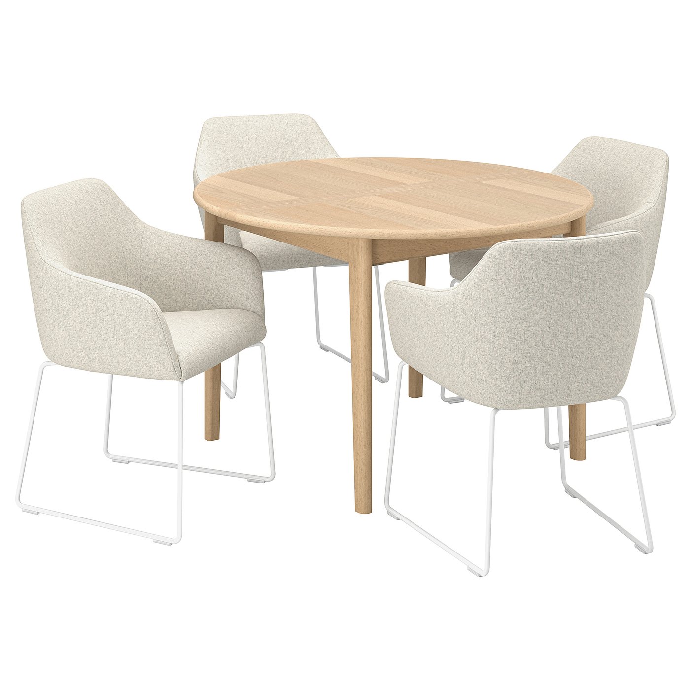 SKANSNÄS / TOSSBERG Tisch und 4 Stühle