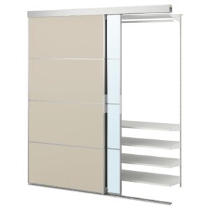 SKYTTA / BOAXEL Reach-in-Kleiderschrank +Schiebetür