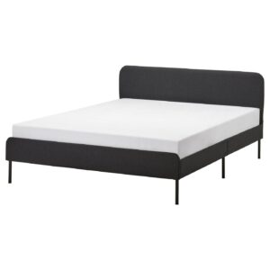 SLATTUM Bettgestell, gepolstert
