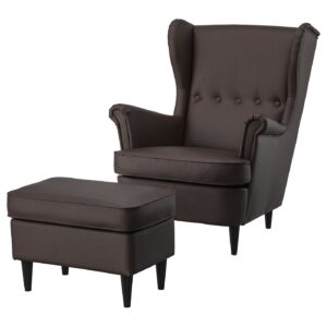 STRANDMON Sessel und Hocker