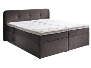 SUN GARDEN Bett in Boxspringoptik ""Hobart"", motorische Verstellung, mit Kopfteil, Topper, Stauraum (180 x 200 cm)""
