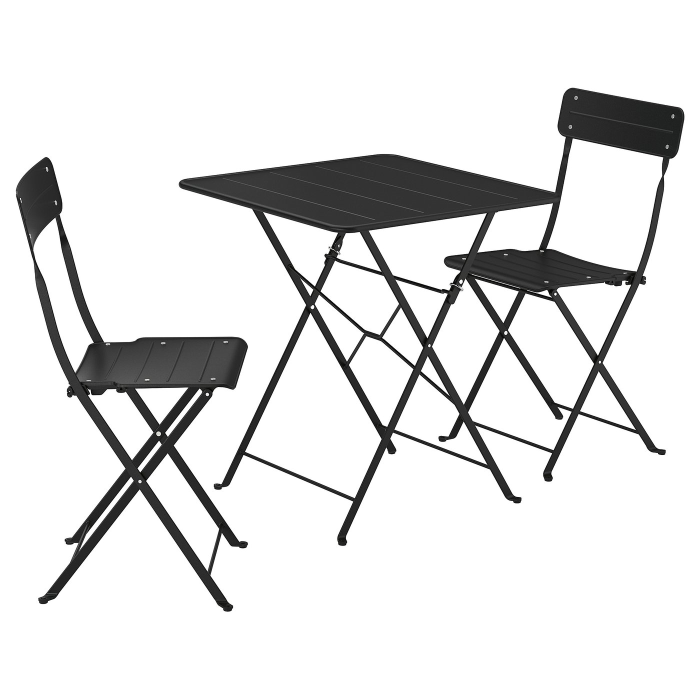 SUNDSÖ Tisch und 2 Klappstühle