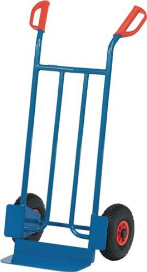 Sackkarre H.1150mm Schaufel-L150xB400mm, Luft-Bereifung Trgf.250kg blau FETRA