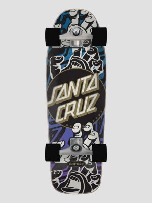 Santa Cruz 80's Rider Handled Dot Carver 9.8" Surfskate black