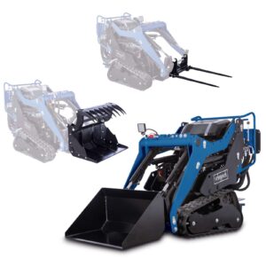 Scheppach Kompaktlader MKL730 XXL-SET - 8,5PS | 200kg Ladekapazität | E-Start | 740mm Spurbreite | inkl. Ballenspieß & Greifschaufel