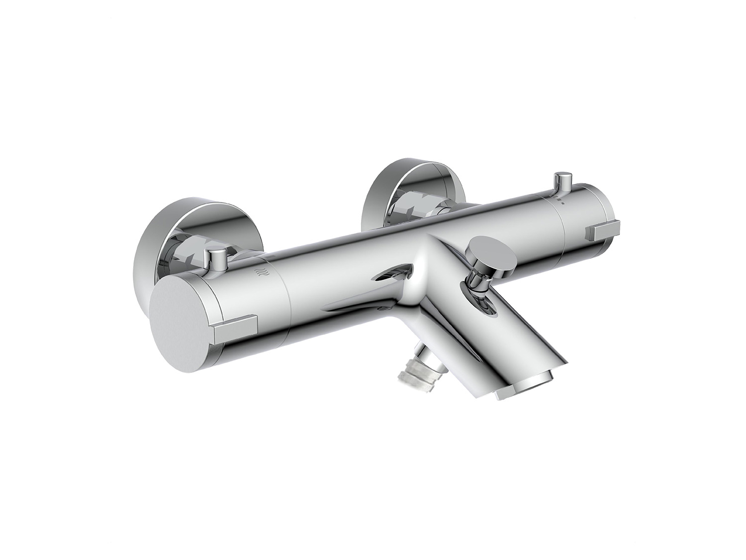 Schütte Thermostat Wannenarmatur LONDON (Chrom)