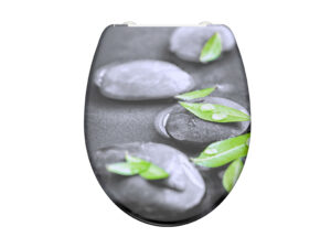 Schütte WC Sitz Duroplast mit Absenkauto, Stone (Stone)