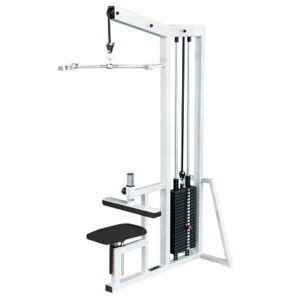 Sport-Thieme Latzug-/Latruder-Maschine "SQ" (vertikal), Mit schwarzer Lochblechverkleidung