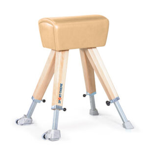 Sport-Thieme Turnbock "Classic" mit Holzbeinen, Höhenverstellung: 90-130 cm