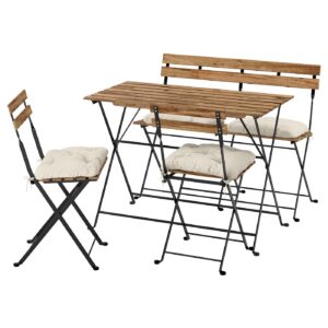 TÄRNÖ Tisch+2 Stühle+Bank/außen