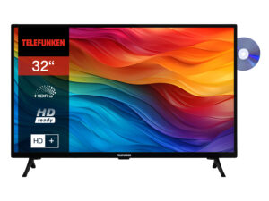 TELEFUNKEN "XH32SO550SD" Smart TV 32 Zoll Fernseher HD-Ready, HDR, Triple-Tuner, DVD-Player inkl. 6 Monate HD+