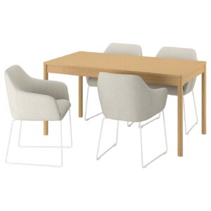 TONSTAD / TOSSBERG Tisch und 4 Stühle